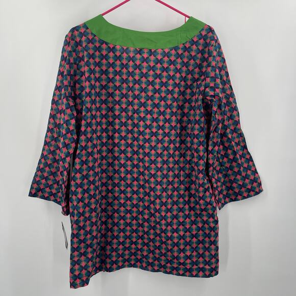 KATE SPADE Tunic Coverup Size Extra Small Pink Cloud Beach Swim Travel Vaca NWT - Picture 2 of 12